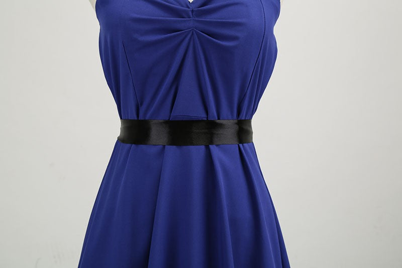 Sexy retro vermelho bolinhas vestido audrey hepburn vintage halter vestido 50s 6